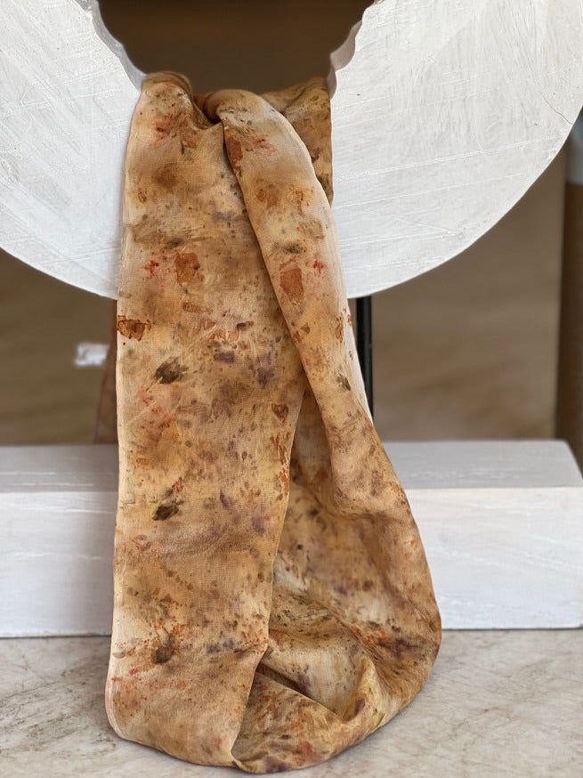 One of Kind Habatai Silk Scarf