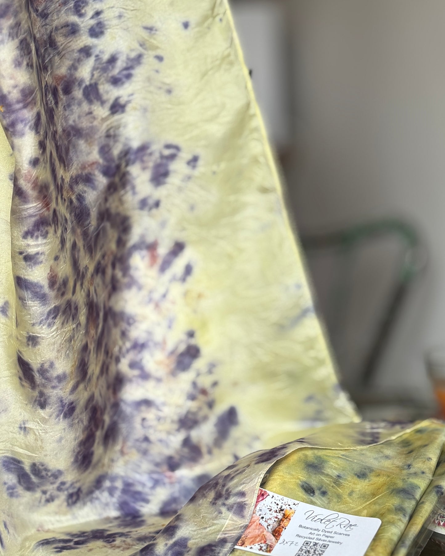 Habatai Silk Shawl\Scarf 15x60