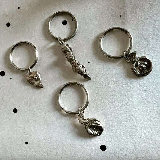 Recycled Silver Key Rings